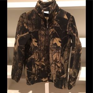 Columbia Kids Camo Fleece zip jacket ! MINT🔥14/16